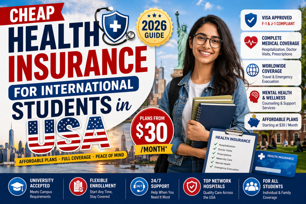 Cheap Health Insurance for International Students in USA 2026 Guide